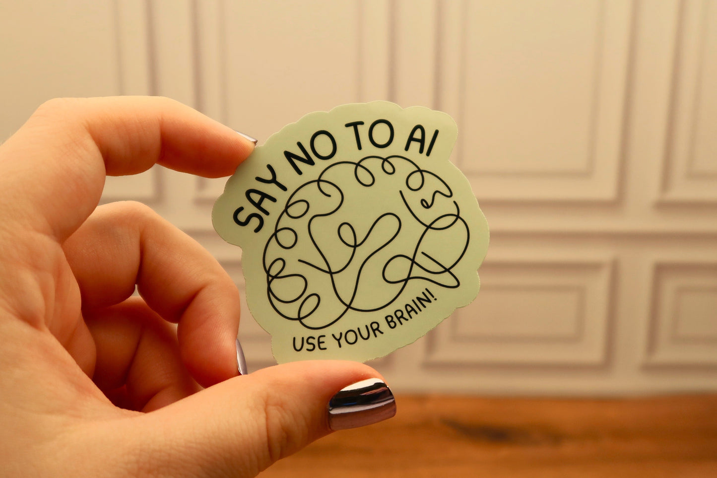 Say No To AI Sticker