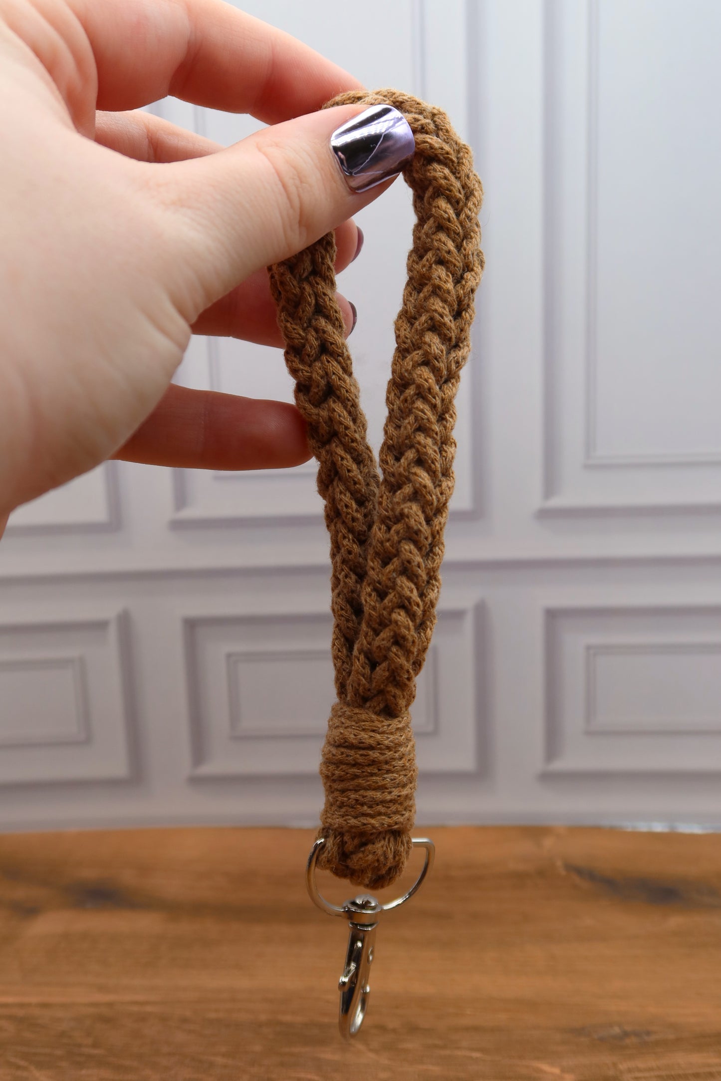 I-Cord Crochet Wristlet
