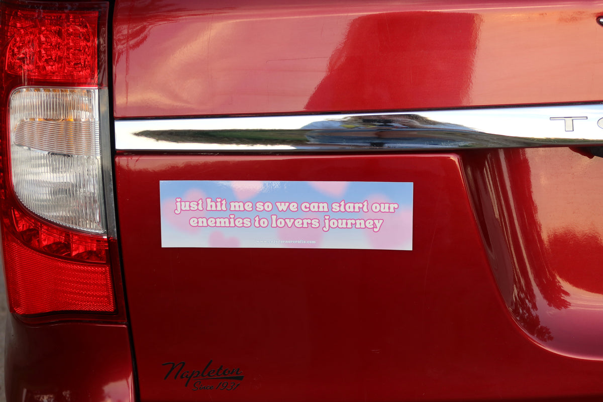 Enemies to Lovers Bumper Sticker
