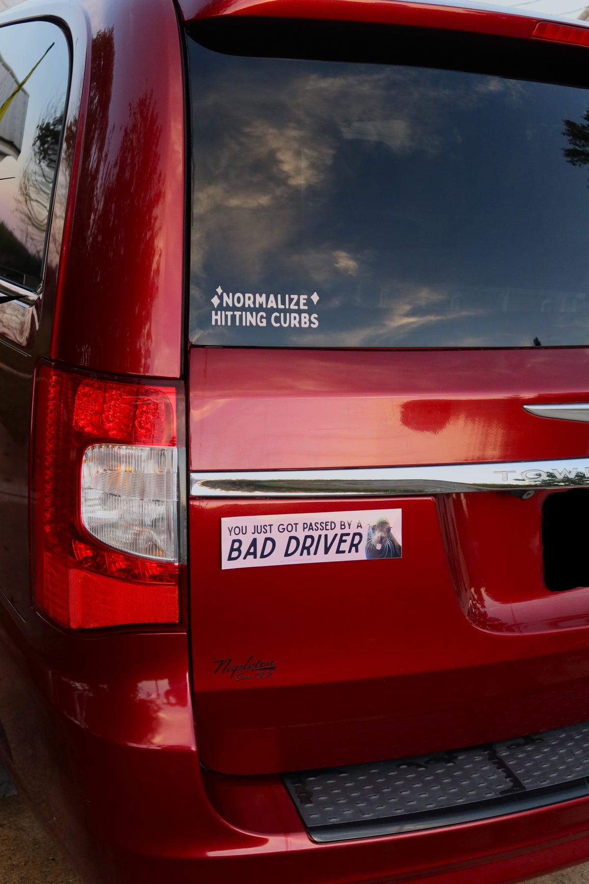 Bad Driver Bumper Sticker