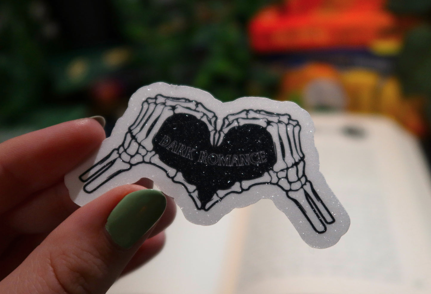 Dark Romance Glitter Sticker