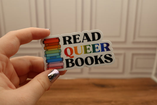 Read Queer Books Sticker