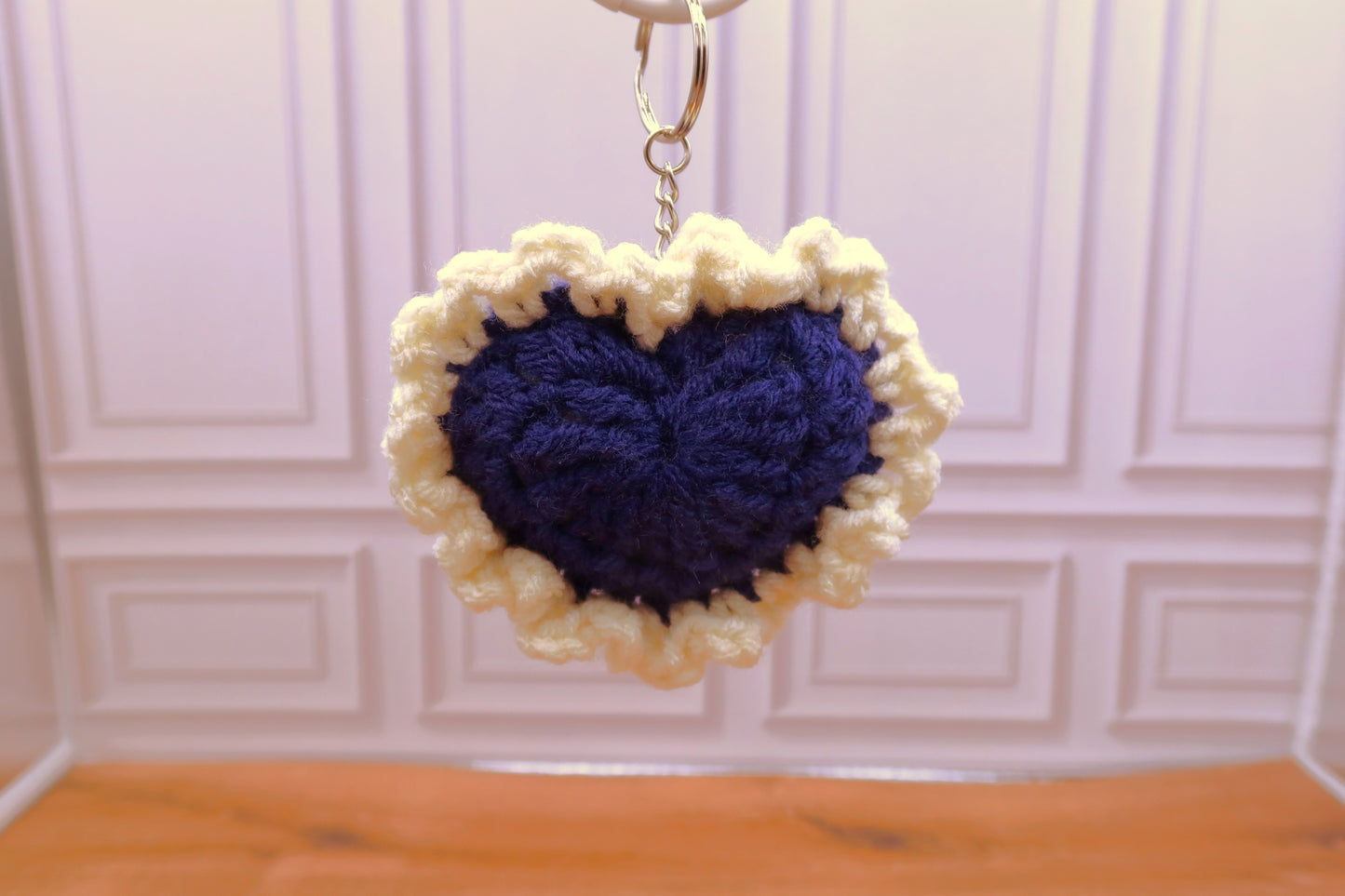 Heart Crochet Bag Charm/Keychain