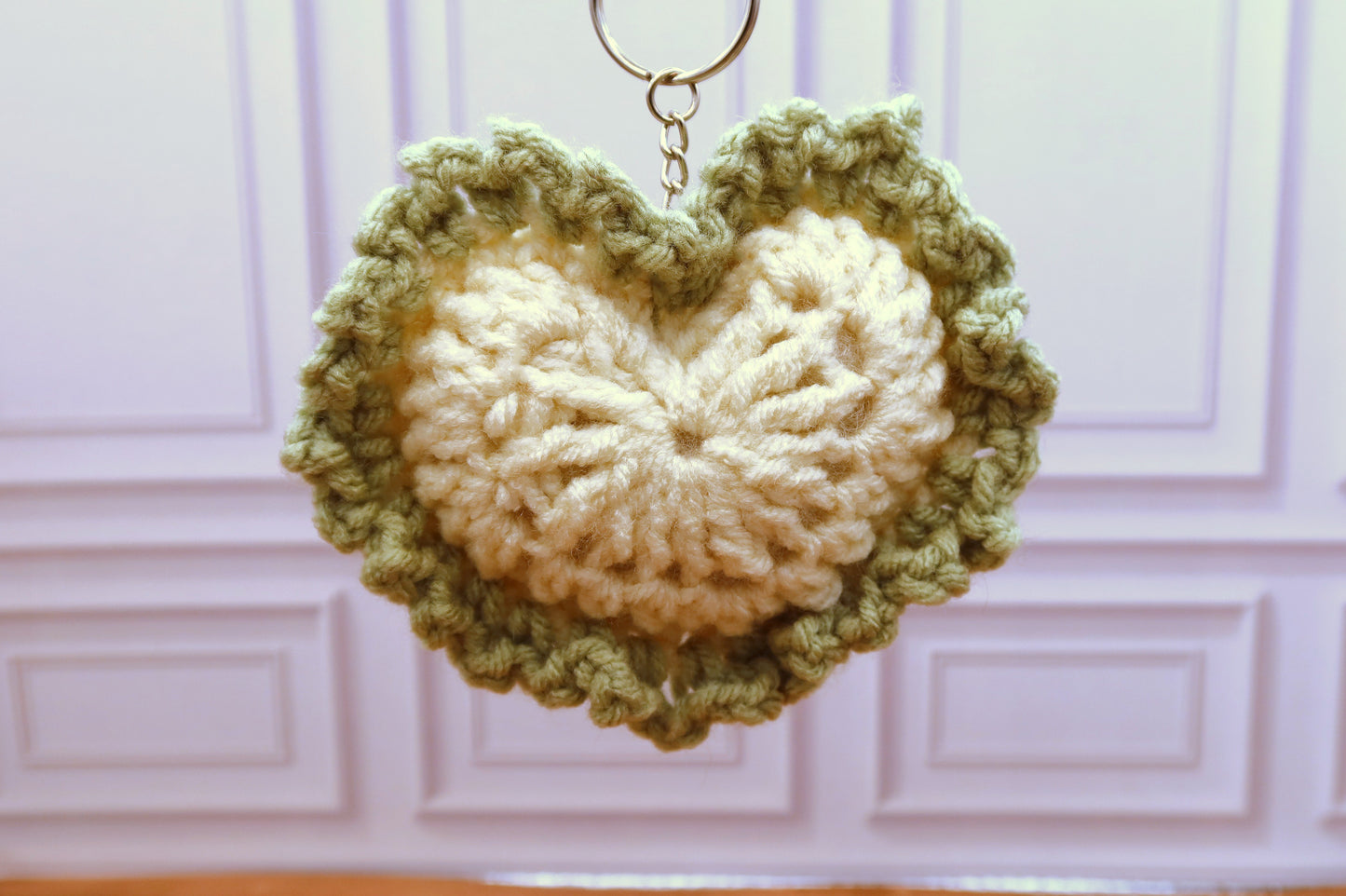 Heart Crochet Bag Charm/Keychain