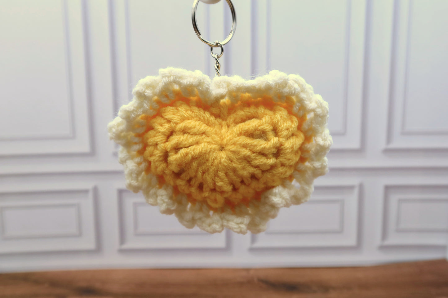 Heart Crochet Bag Charm/Keychain