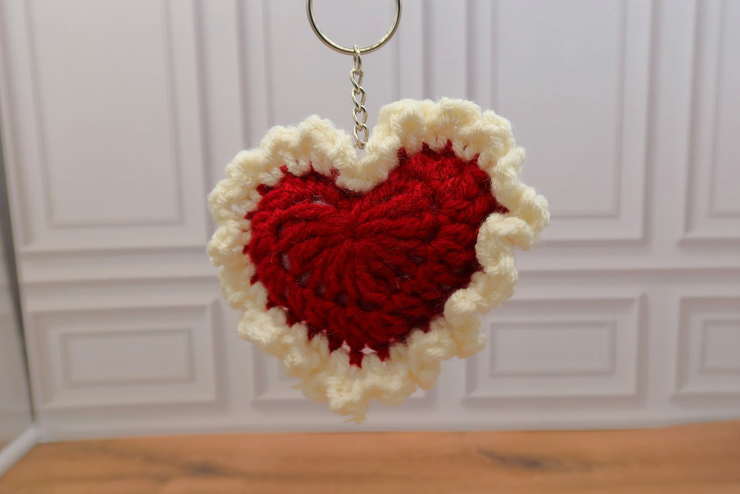 Heart Crochet Bag Charm/Keychain
