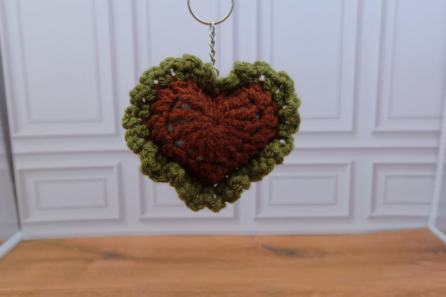 Heart Crochet Bag Charm/Keychain