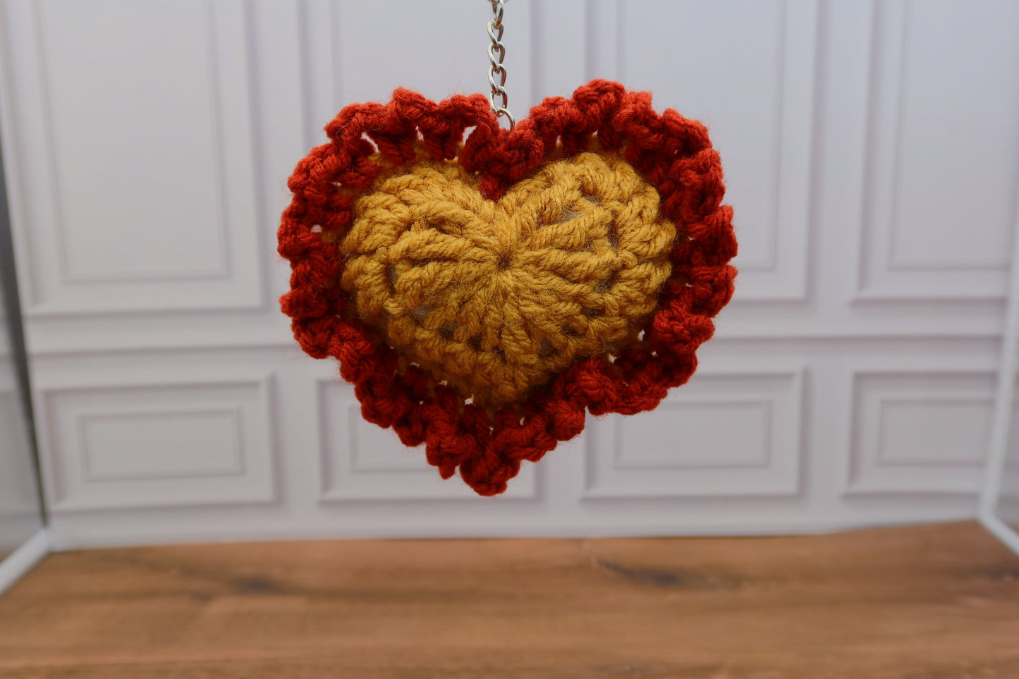 Heart Crochet Bag Charm/Keychain