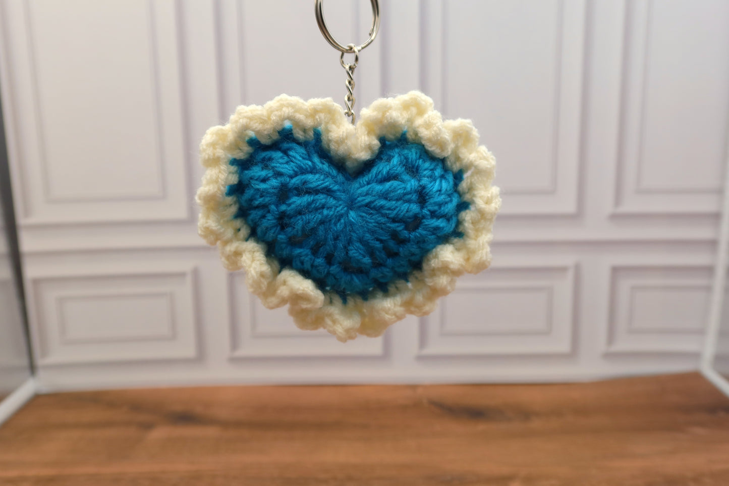 Heart Crochet Bag Charm/Keychain