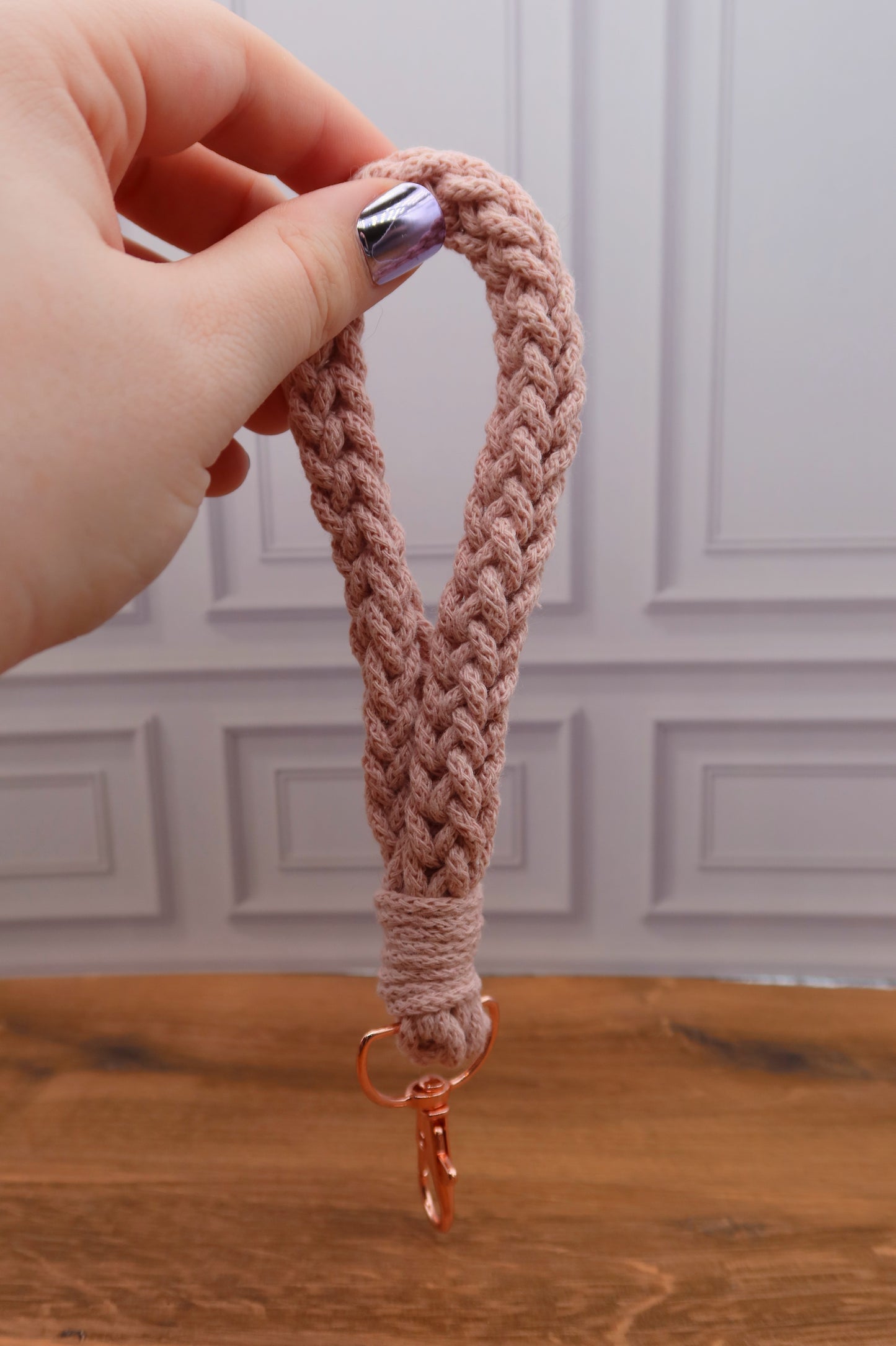 I-Cord Crochet Wristlet