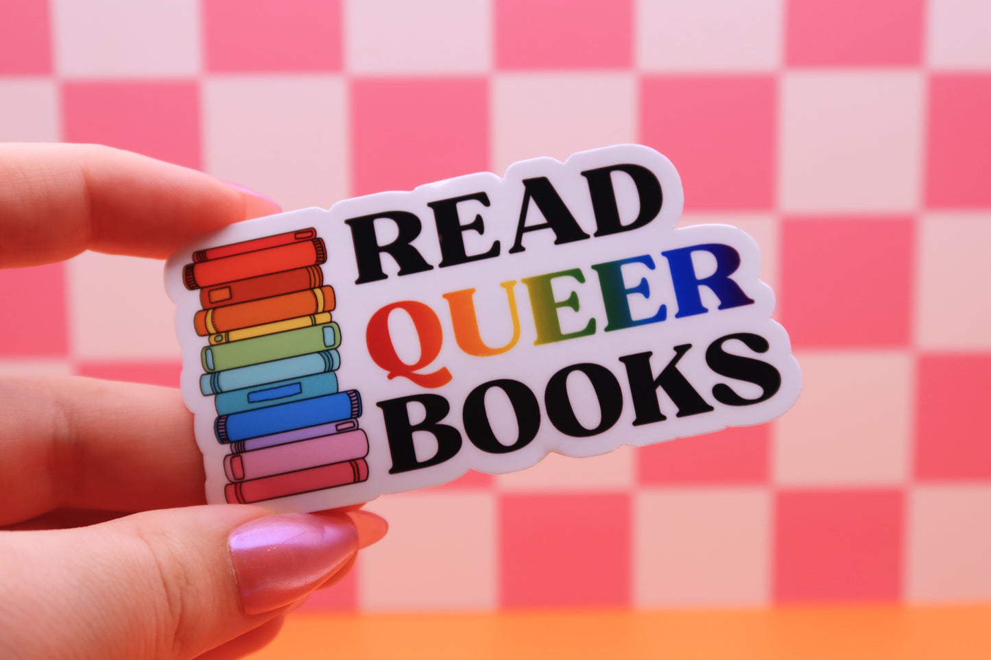 Read Queer Books Sticker