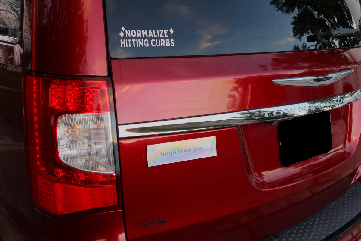honk if ur gay Bumper Sticker