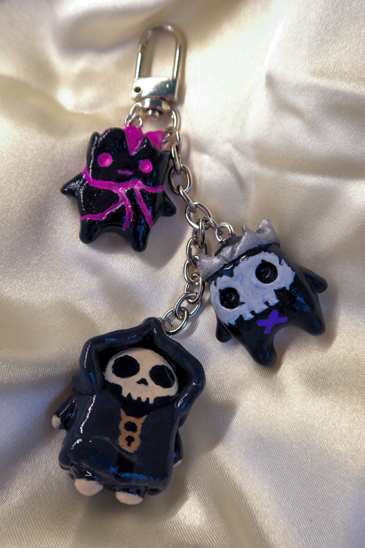 Sprite Bag Charm/Keychain - Hand Sculpted & Painted