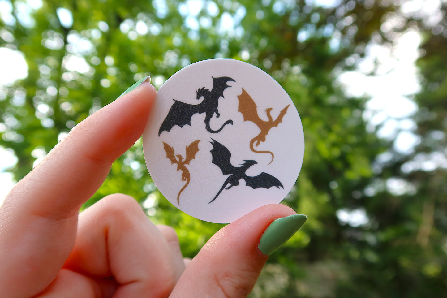 Dragon Glitter Sticker