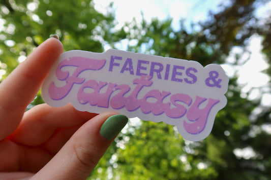 Faeries & Fantasy Glitter Sticker