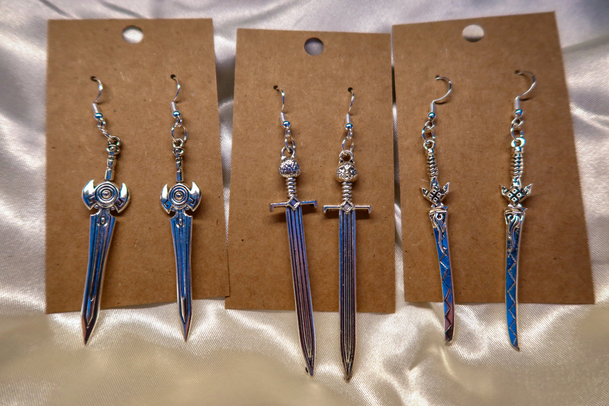 Sword Earrings