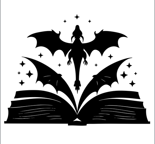Romantasy Dragon Bookish Decal
