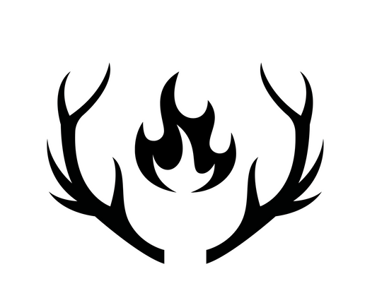 Deer & Flame Bookish Decal