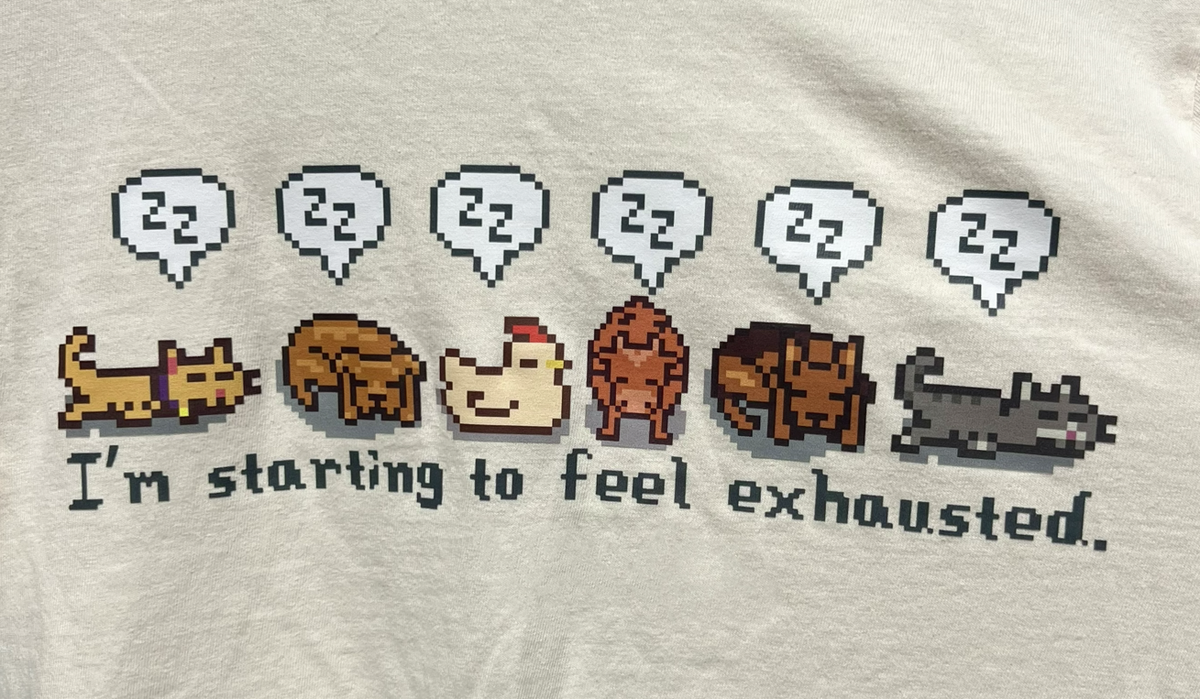 Ivory I'm Starting to Feel Exhausted Comfort Colors T-Shirt