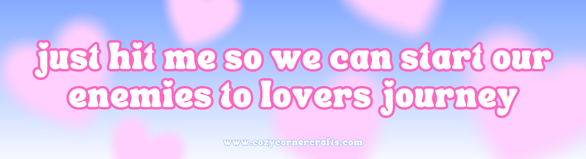 Enemies to Lovers Bumper Sticker
