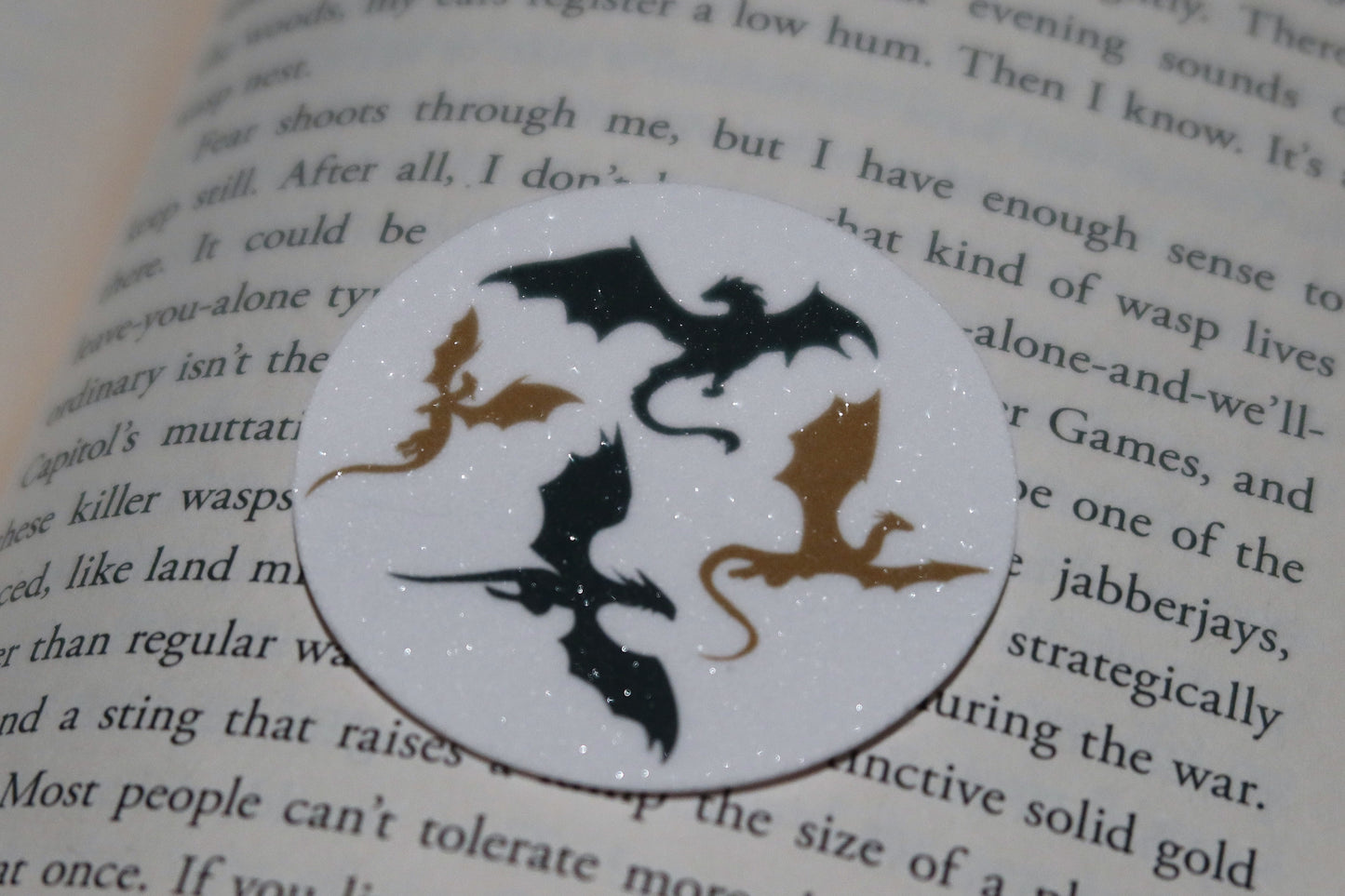 Dragon Glitter Sticker