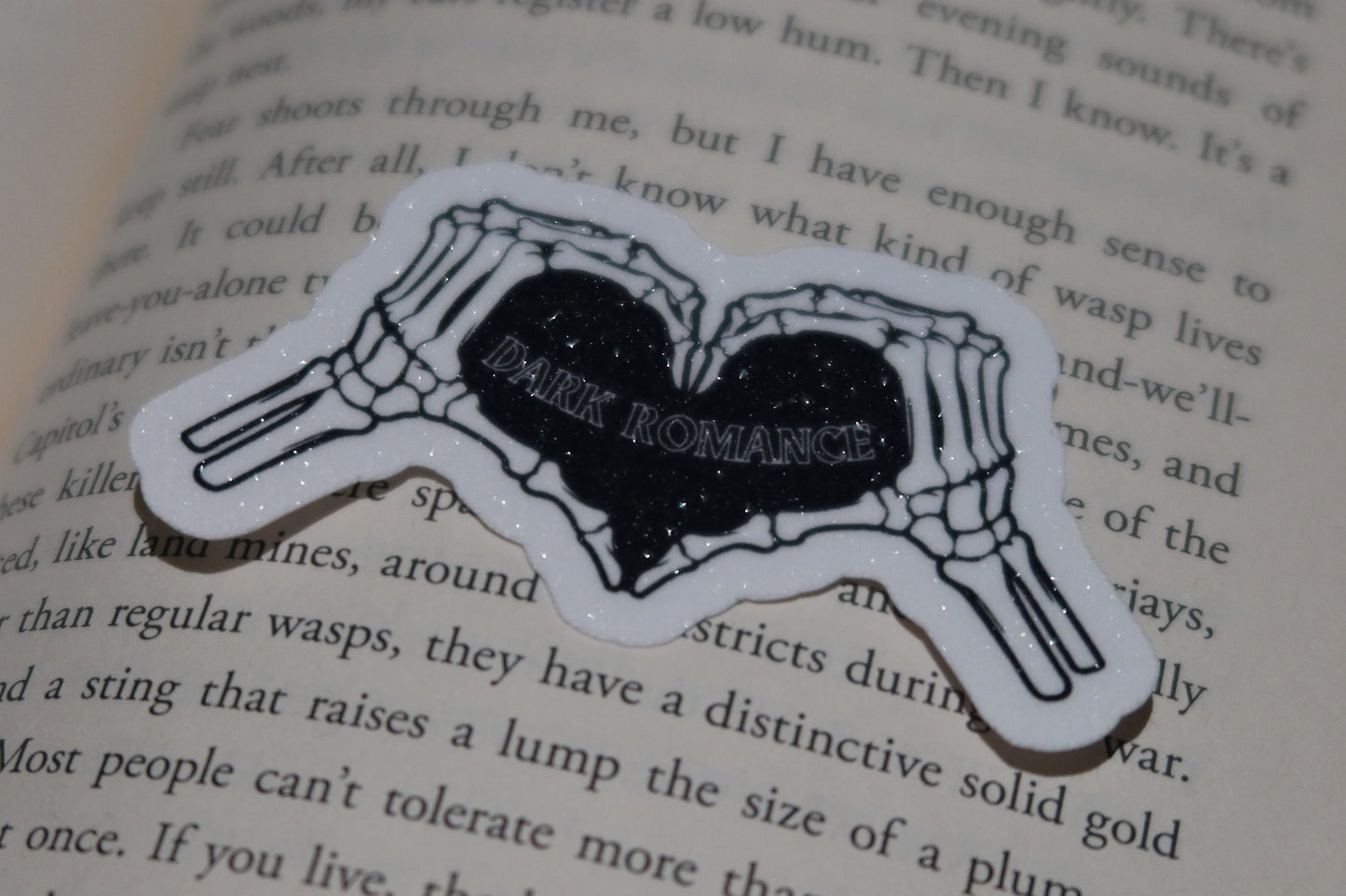 Dark Romance Glitter Sticker