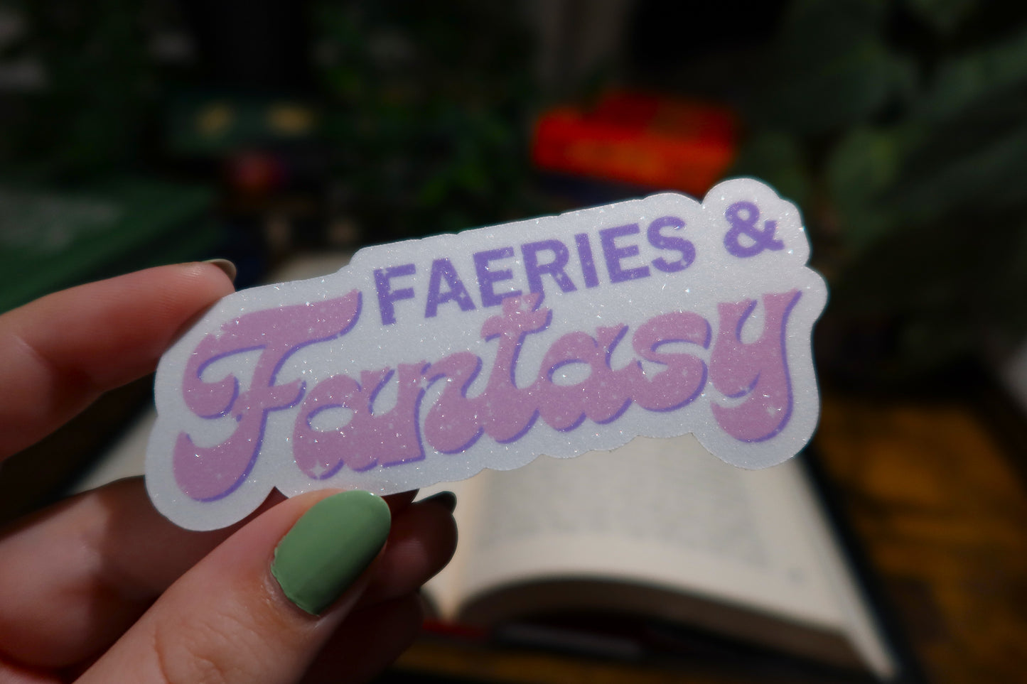 Faeries & Fantasy Glitter Sticker