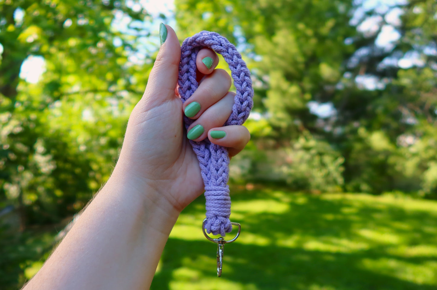 I-Cord Crochet Wristlet