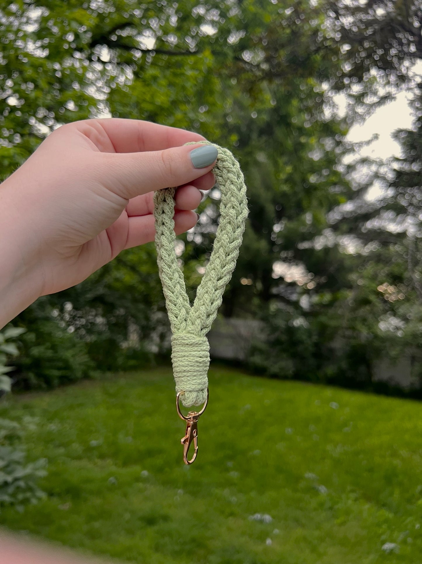 I-Cord Crochet Wristlet