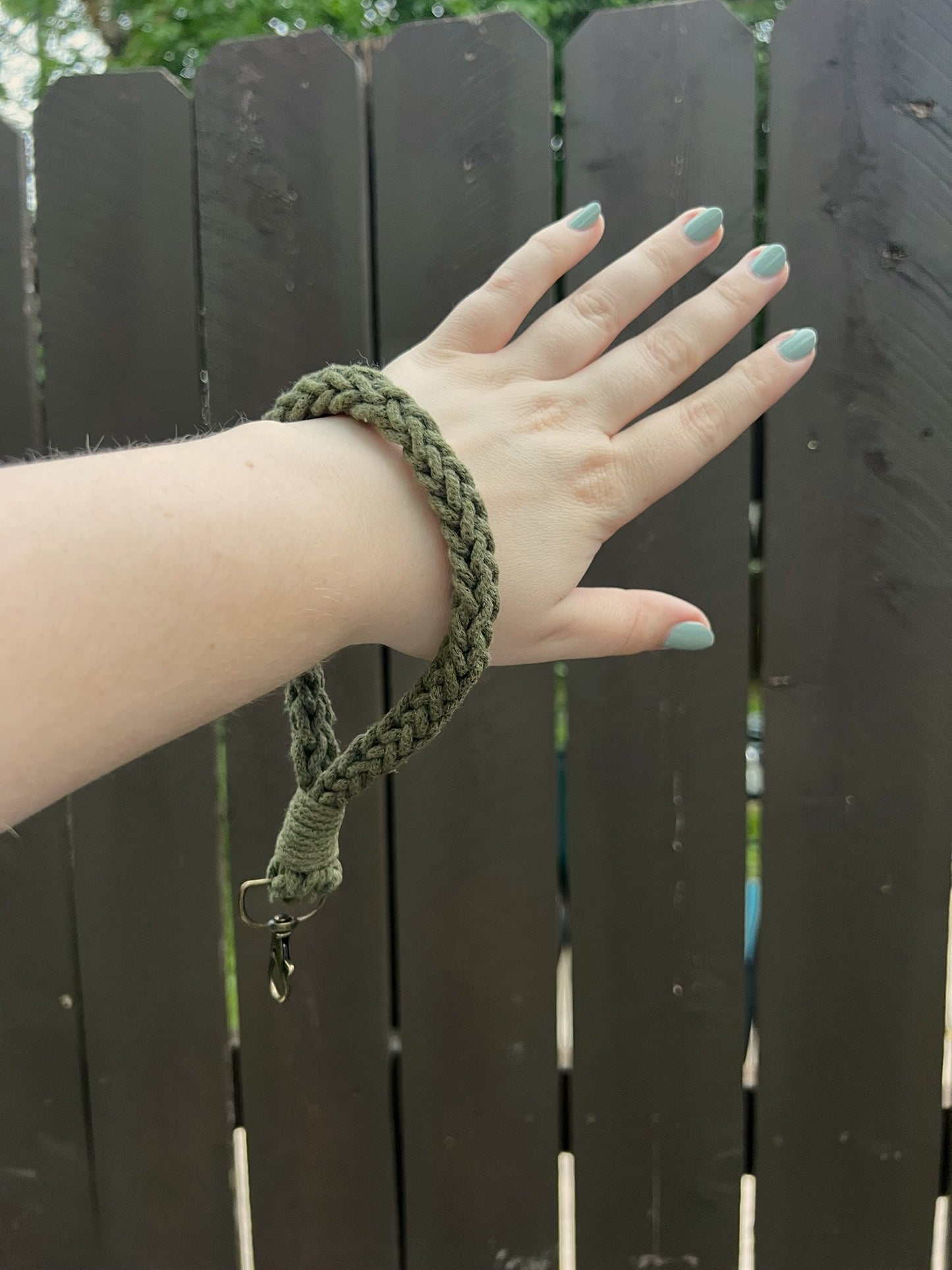 I-Cord Crochet Wristlet