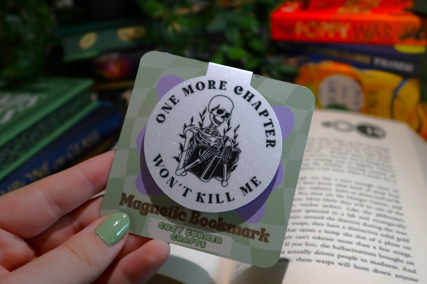 One More Chapter Magnetic Bookmark