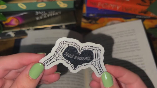 Dark Romance Glitter Sticker