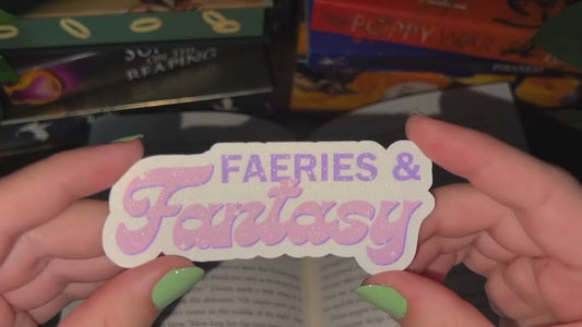 Faeries & Fantasy Glitter Sticker