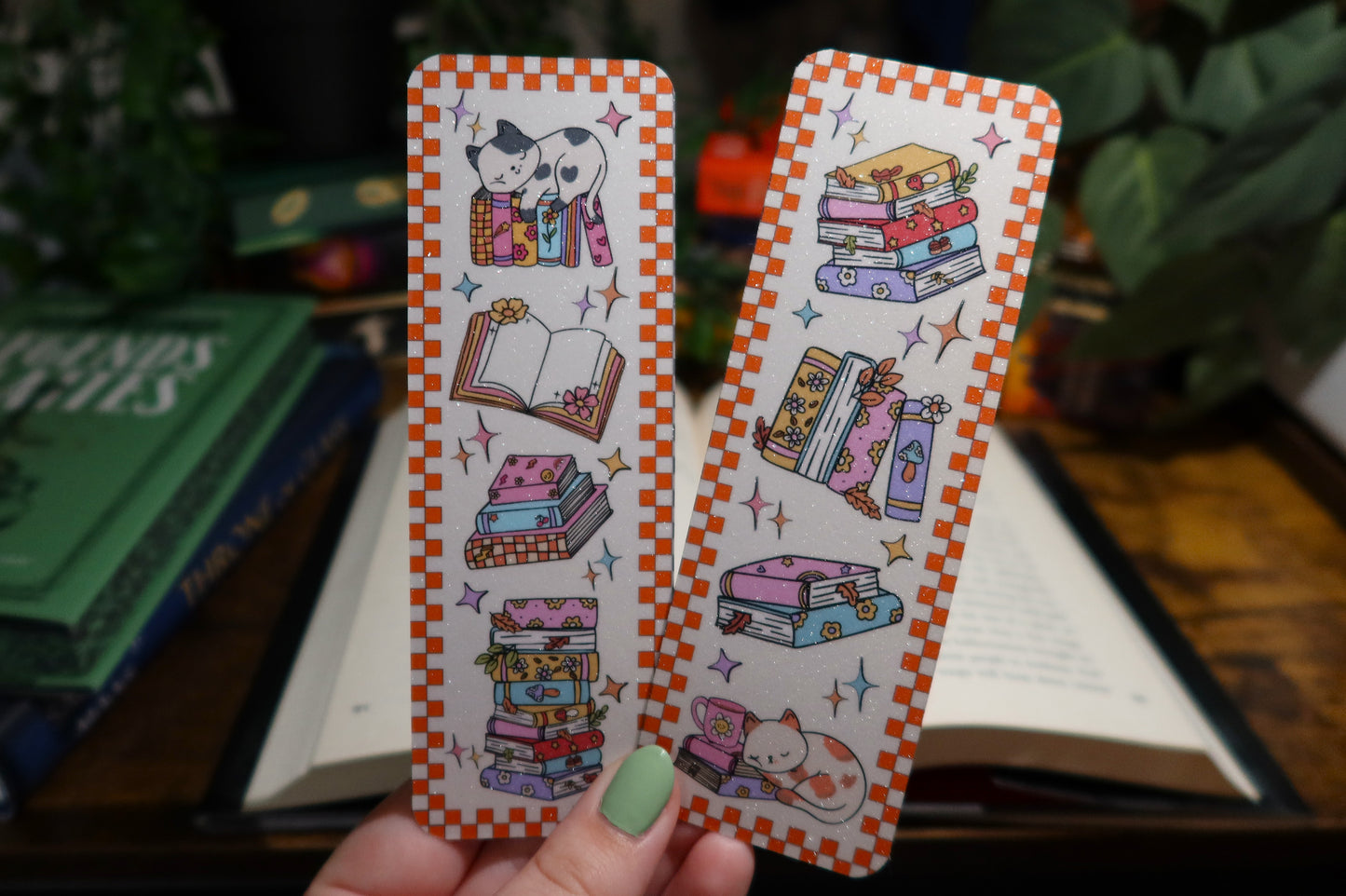 Retro Cat Bookmark