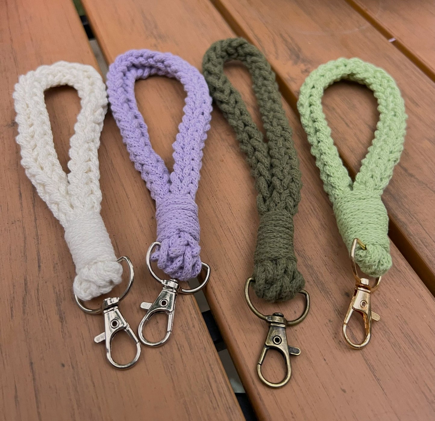 I-Cord Crochet Wristlet